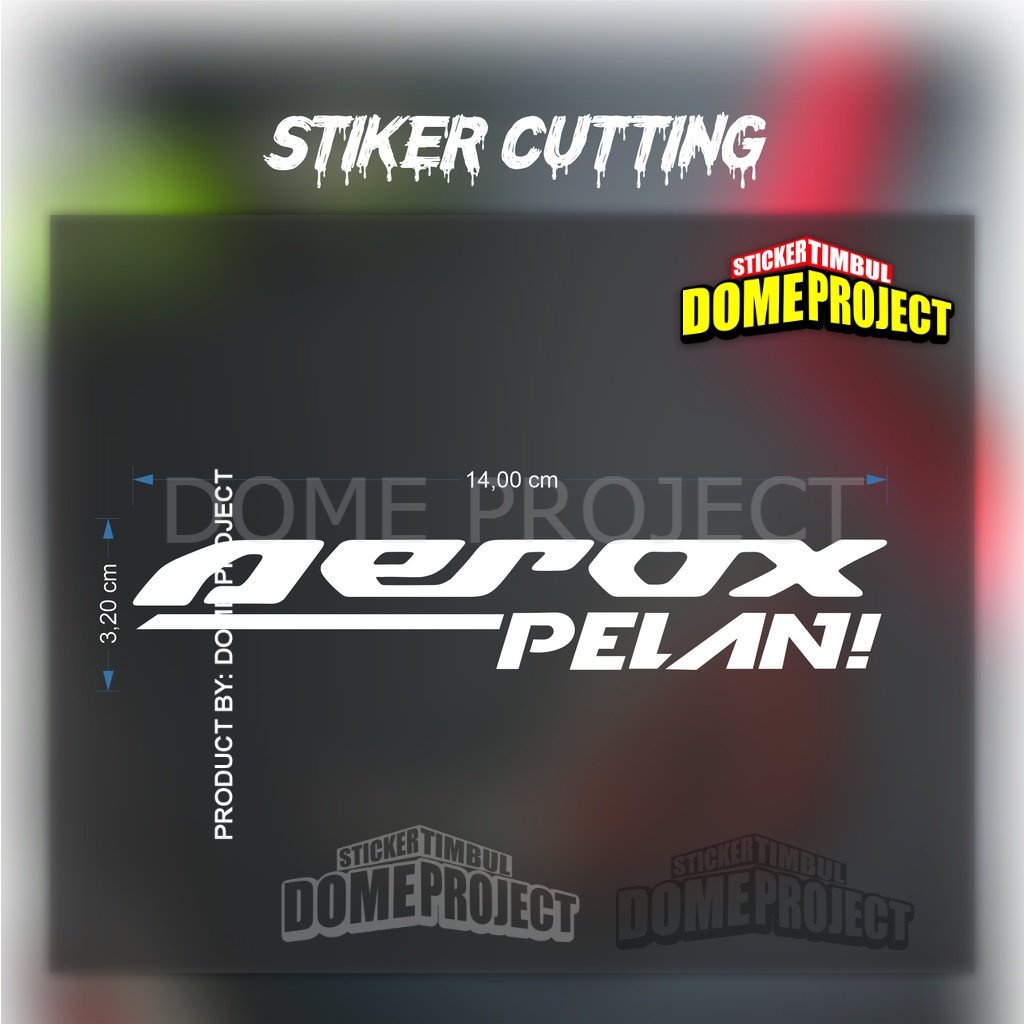 STIKER CUTTING AEROX PELAN PREMIUM GRADE 4 VARIAN WARNA