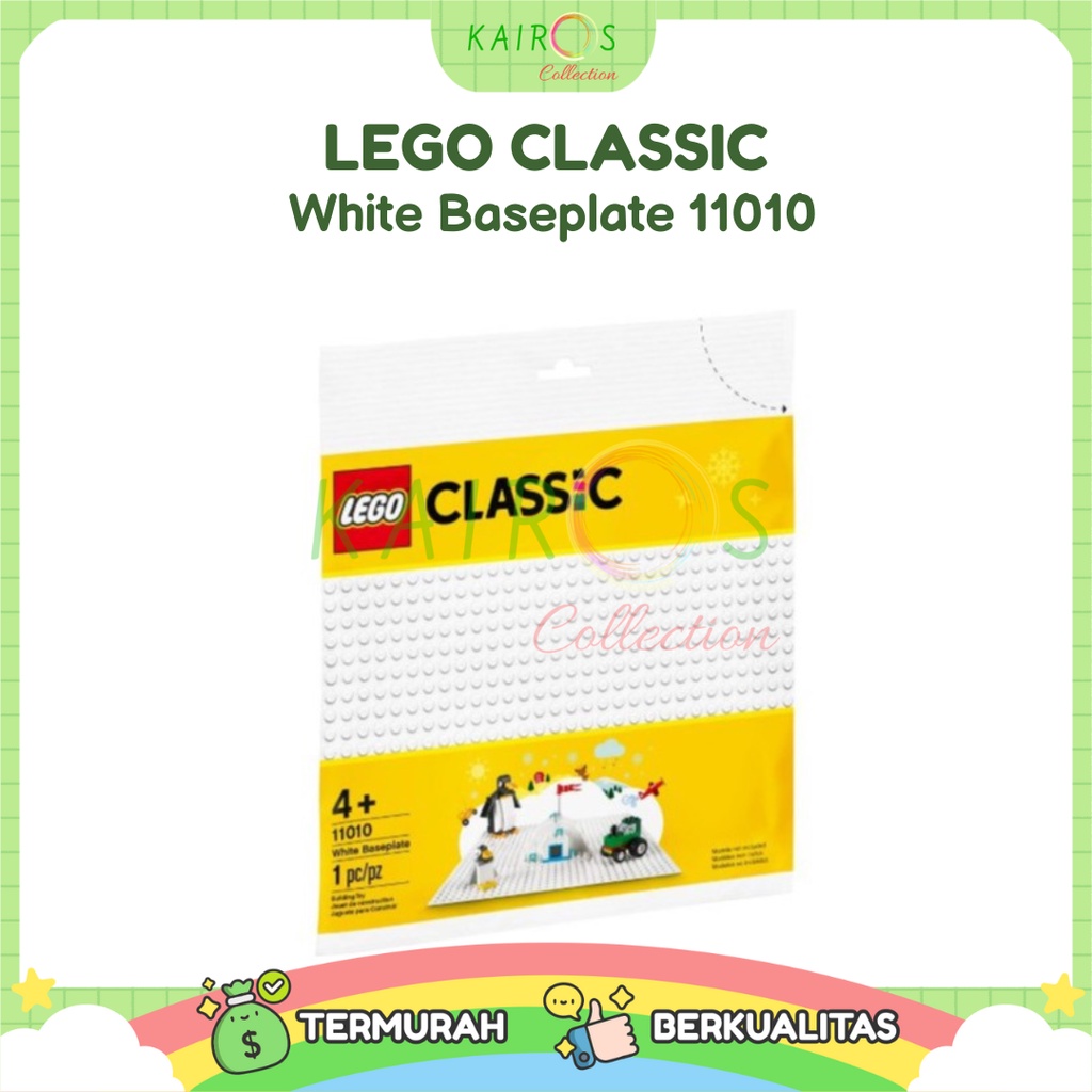 Lego Classic: White Baseplate (11010)