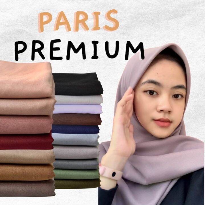 NUZ Paris Premium Voal // Paris Premium // Segi Empat Paris Polos,