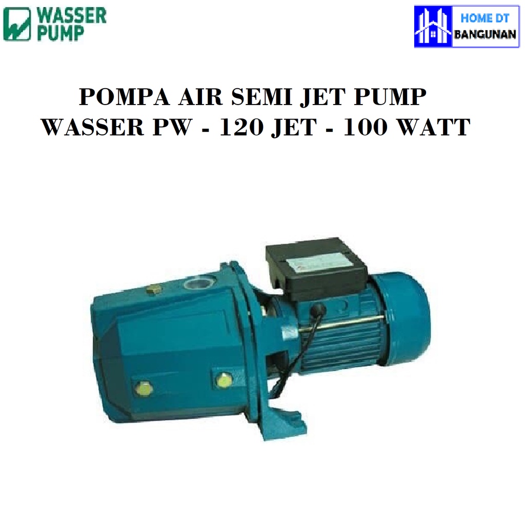 Wasser Jet Water Pump / Pompa Air Sumur Dangkal PW-120JET / PW 120 JET / PW120 JET / PW120JET Manual