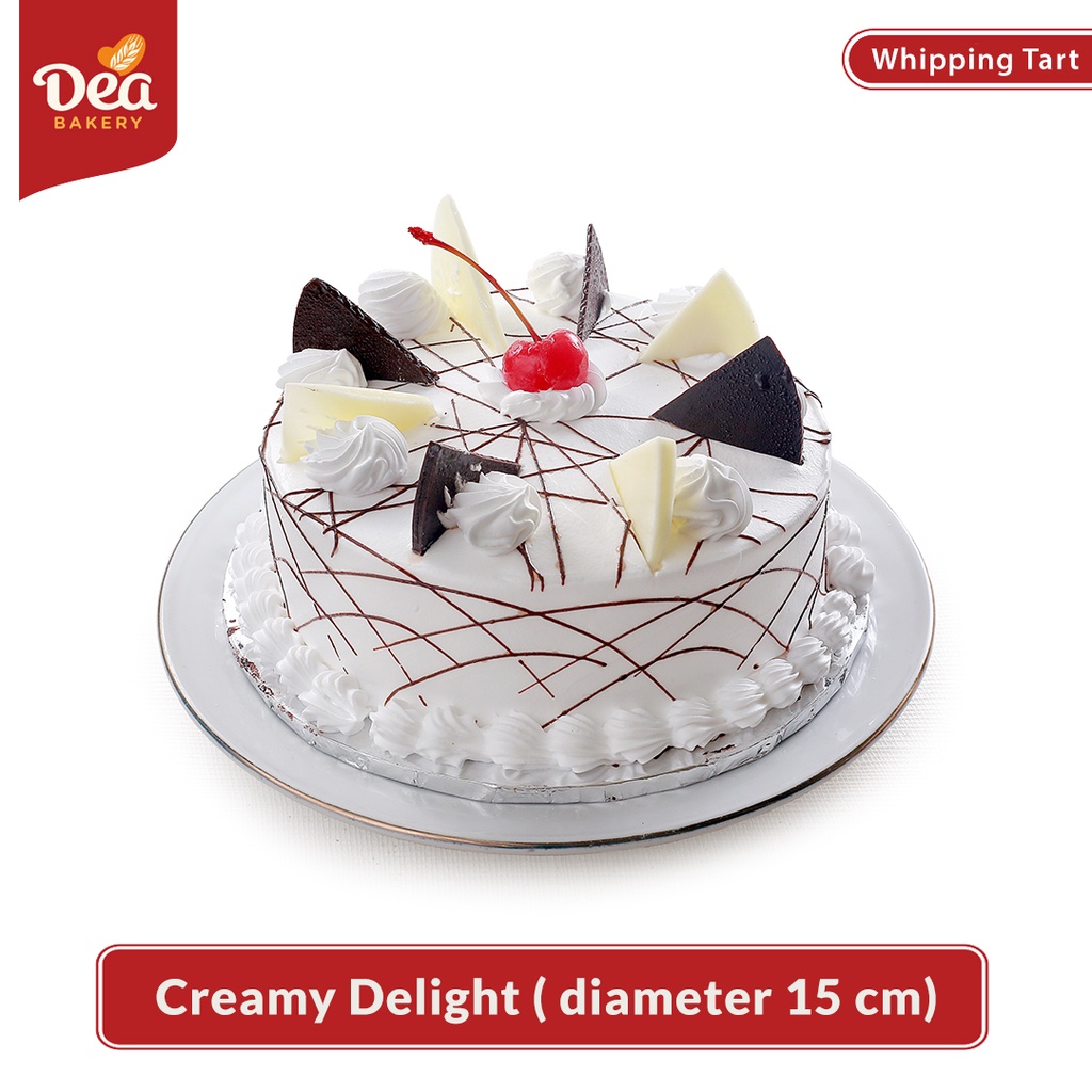 Whipping Tart Creamy Delight Dea Bakery (diameter 15 cm)