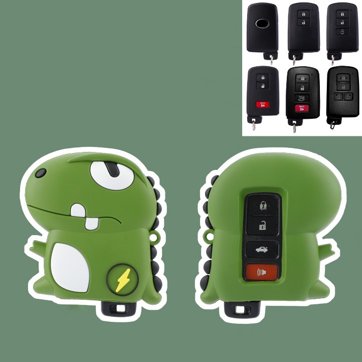 Case Pelindung Remote Kunci Keyless Motif Kartun Dinova Yaris Raize Perodua Vios 2019-2022 Untuk Toyota Vios 2014