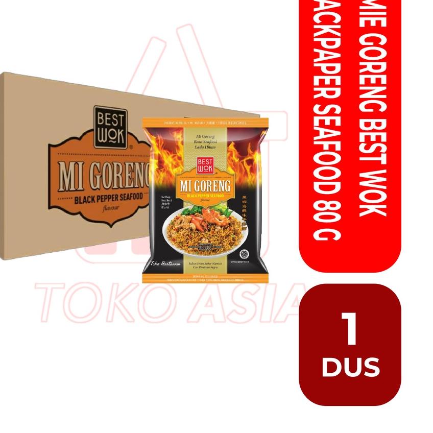

GH2❊ MIE GORENG BEST WOK BLACKPEPPER SEAFOOD 80G 1 DUS Harga Murah