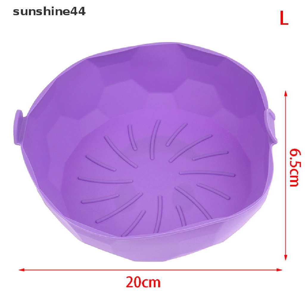 Sunshine 1Pc Loyang Air Fryer / Oven Bahan Silikon Ukuran 20Cm