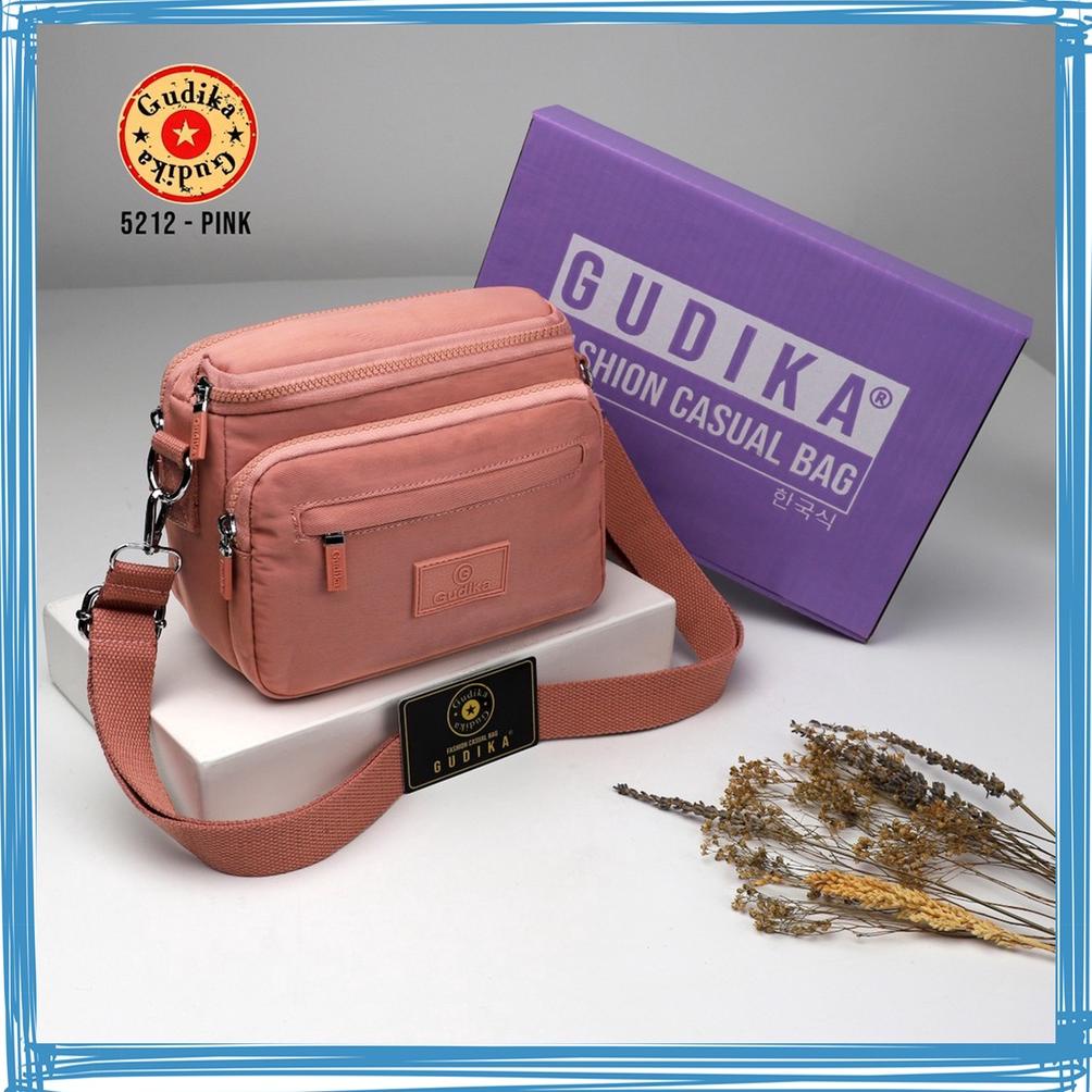 GUDIKA 5212 Original - Tas Selempang Gudika Wanita Anti Air Import - Tas Wanita Branded Ori Korea - 