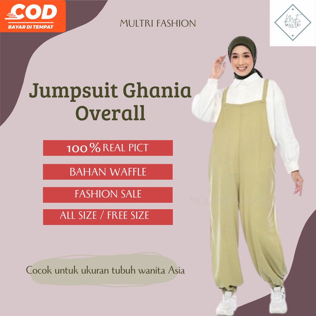 Fashion Jumpsuit Wanita Oversize Baju Wanita Kekinian Overall Jumpsuit Baju Remaja Perempuan