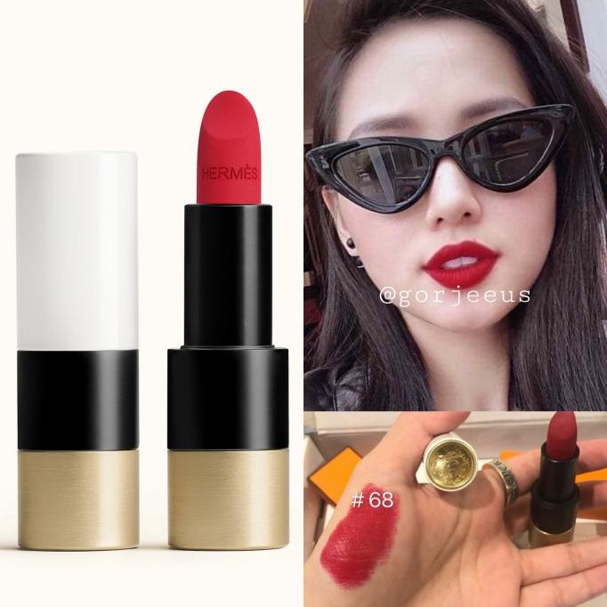 Rouge Hermes Matte Lipstick - 68 Rouge Bleu / Hermes Lipstick - Kecantikan - Treatment