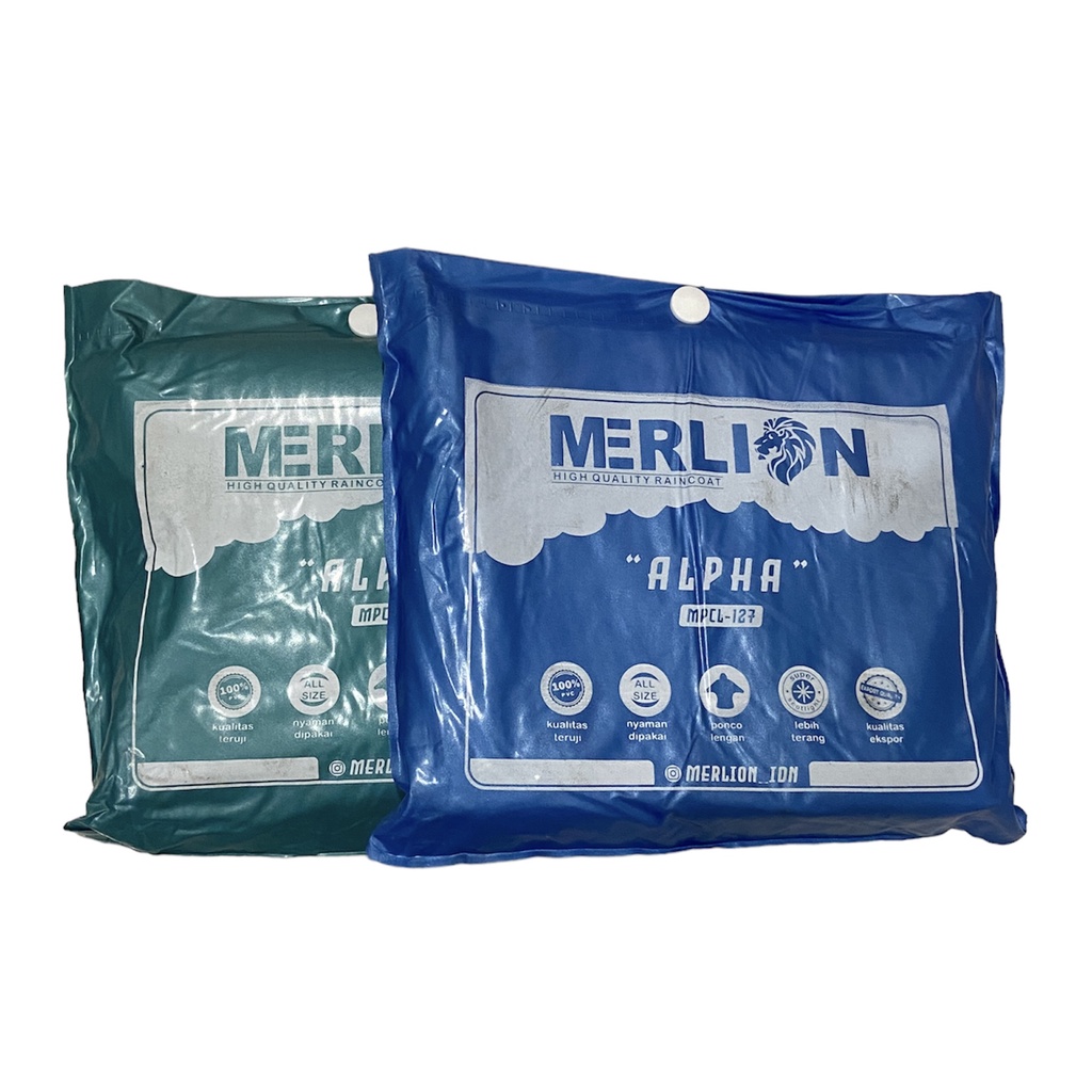 Jas Hujan Poncho Lengan Merlion MPCL 127 Ponco Tangan