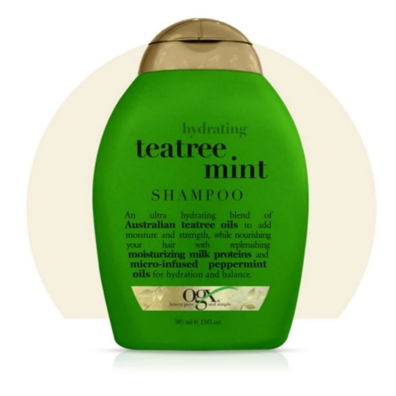 OGX Shampoo Hydrating + Teatree Mint 385 ml Original USA