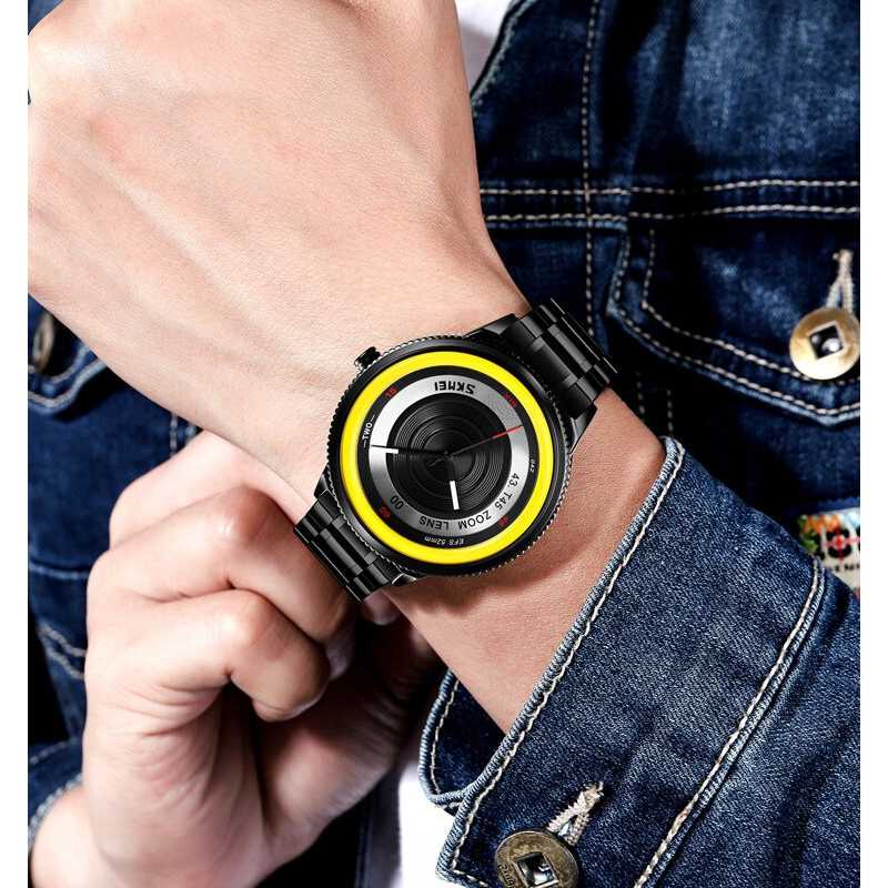 ARS - SKMEI Jam Tangan Analog Pria Strap Stainless Steel - 9267