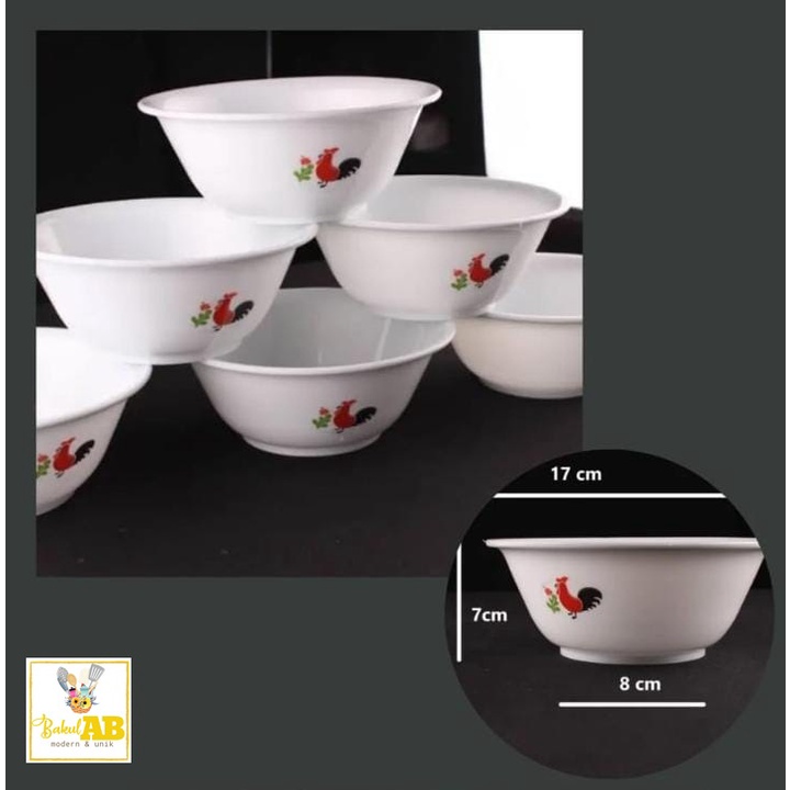 MANGKOK MANGKUK AYAM PLASTIK 777 WS MANGKUK PLASTIK AYAM MANGKOK MAKAN BAKSO MIE AYAM