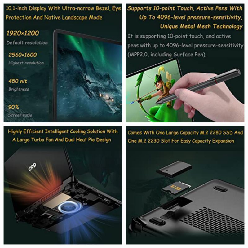 GPD Win Max 2 TERBARU 2022 AMD RYZEN 7 6800U Windows 11