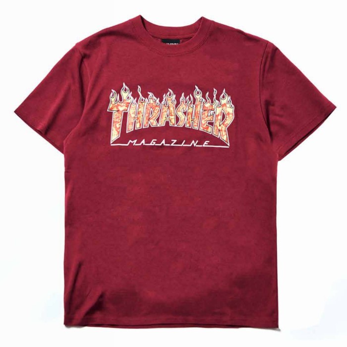 Thrasherrr Japan Flame CNY Tee