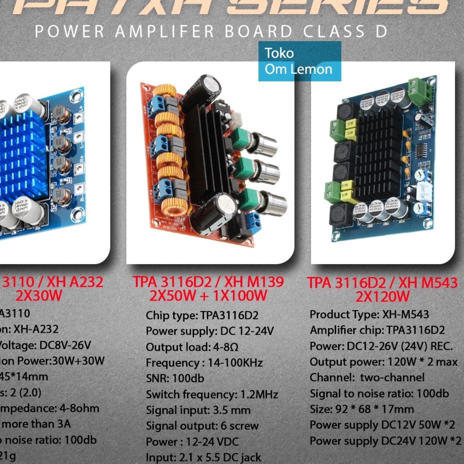 BAYAR DITEMPAT✔️TPA3116D2 XHM139 XHM543 TPA 3110 POWER AMPLIFIER CLASS D|KD4
