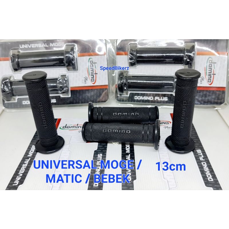 Handfat Stang motor gede Domino Long 13cm MOGE Grip stang motor laki Hangrip pegangan Gas motor gede vixion Tiger megapro Rxk Cb cbr ninja Byson 13cm