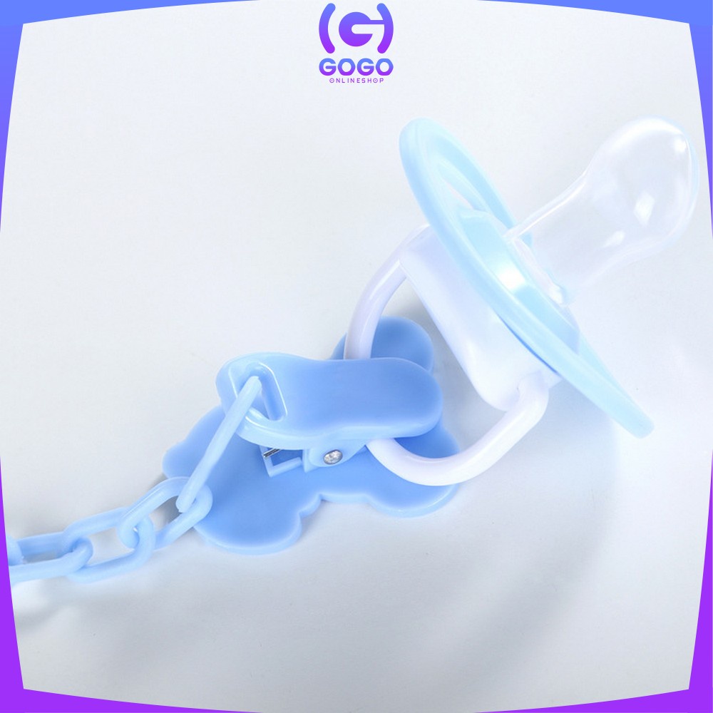 GOGO-C43 Tali Gantungan Empeng Baby / Klip Rantai Penjepit Dot Bayi / Teether Clipper Pacifier Holder