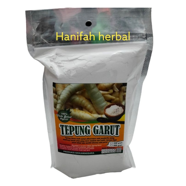 cod obat asam lambung dan maag kronis.aci angkrik umbi Garut 500 gram