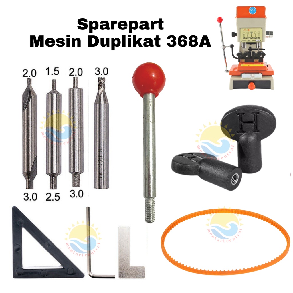 SUKU CADANG  SPAREPART MESIN DUPLIKAT KUNCI  368A 339C 238BS