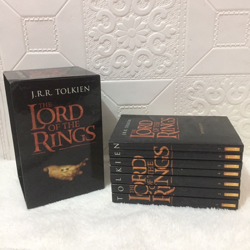 Novel Preloved Import The Lord of the Rings 7 Book Box Set
