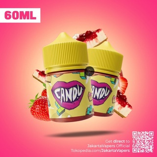 LIQUID 60ML CANDU V1 STRAWBERRY CHEESECAKE