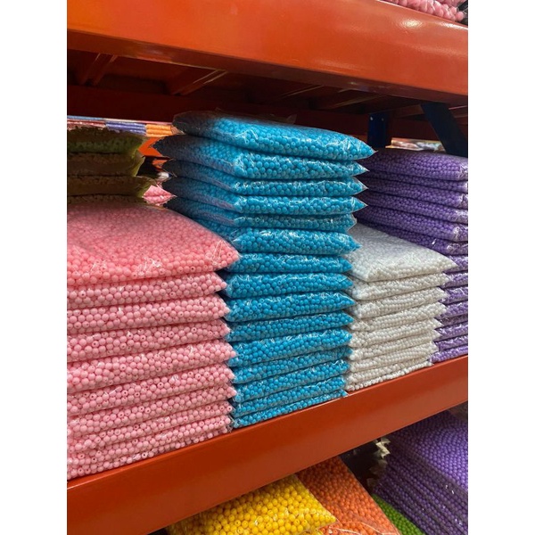 (Pon ) Mote Susu Bulat Manik Manik Bulat Pastel 4/6/8mm Bahan