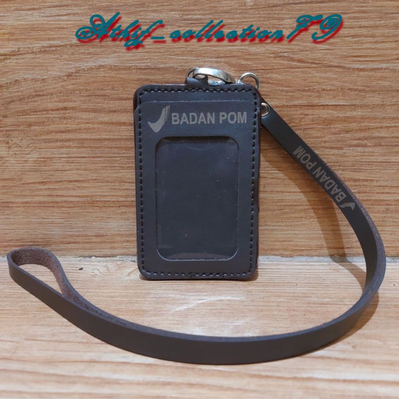 

Tempat Id Card BPOM Kulit Holder Id Card Kulit Badan POM BPOM
