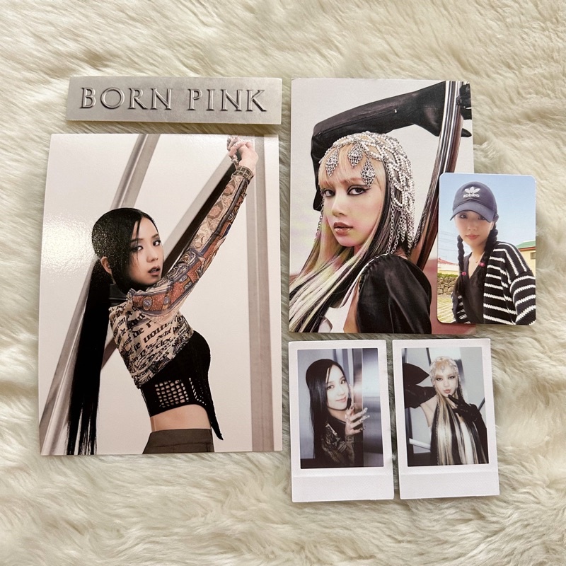 Blackpink Born Pink Album Photocard PC Postcard Grey Ver Official