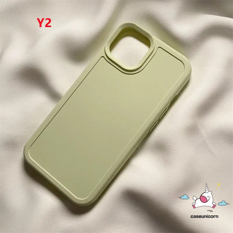 Casing Soft Case Matte Warna Macaron Untuk iPhone 11 7plus XR 8plus 14 13 11 12 Pro MAX X XS MAX 7 8 Plus