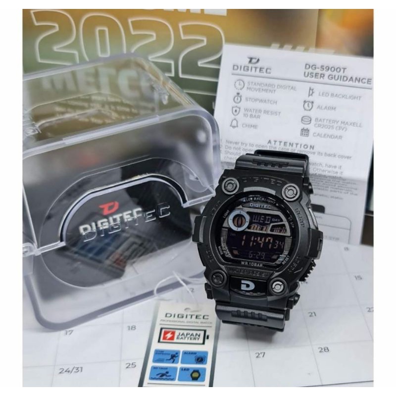 Original Digitec DIGITEC DG 5900 / DG-5900 / DG 5900 Watch Jam Tangan ORIGINAL