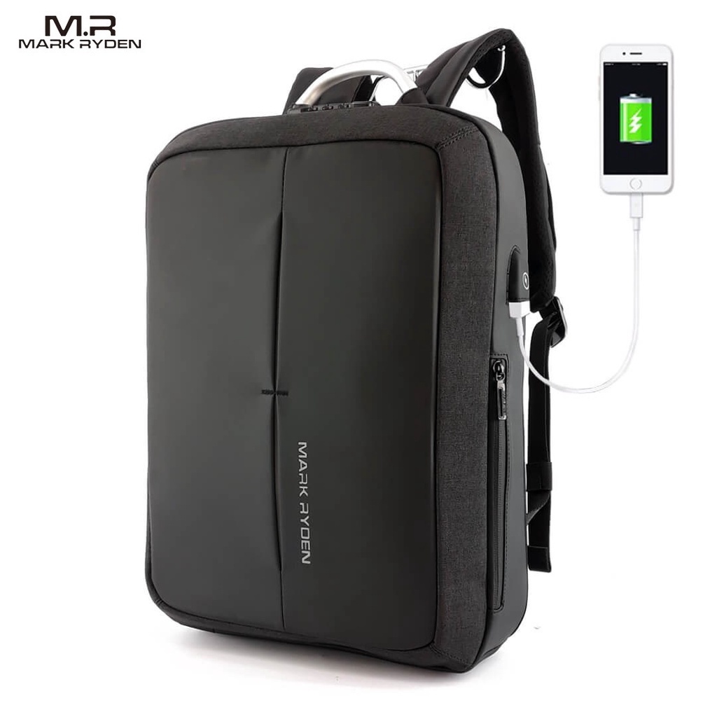AKN88 - MARK RYDEN MR6832 - 15.6-inch Anti-Theft Laptop Backpack with USB Port
