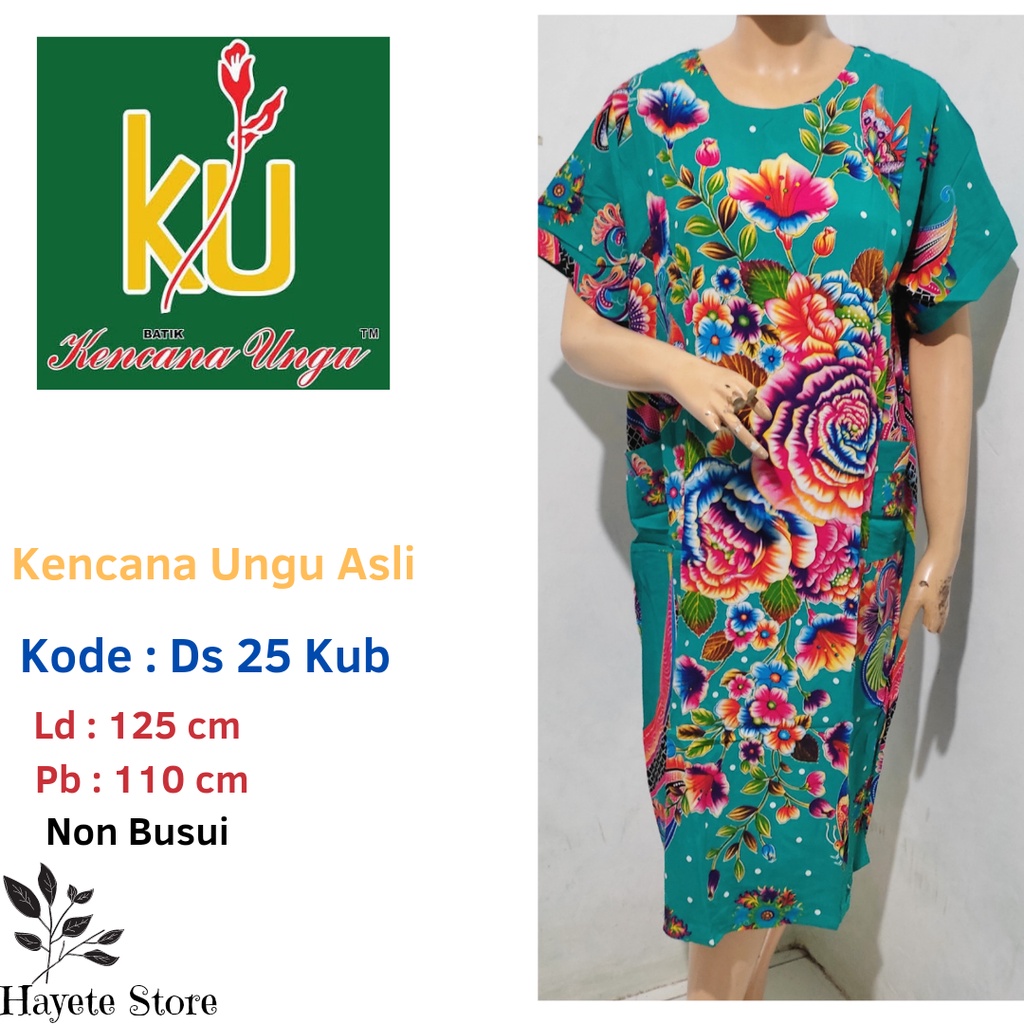 Daster Kencana Ungu Label Biru Ds 25 Terbaru