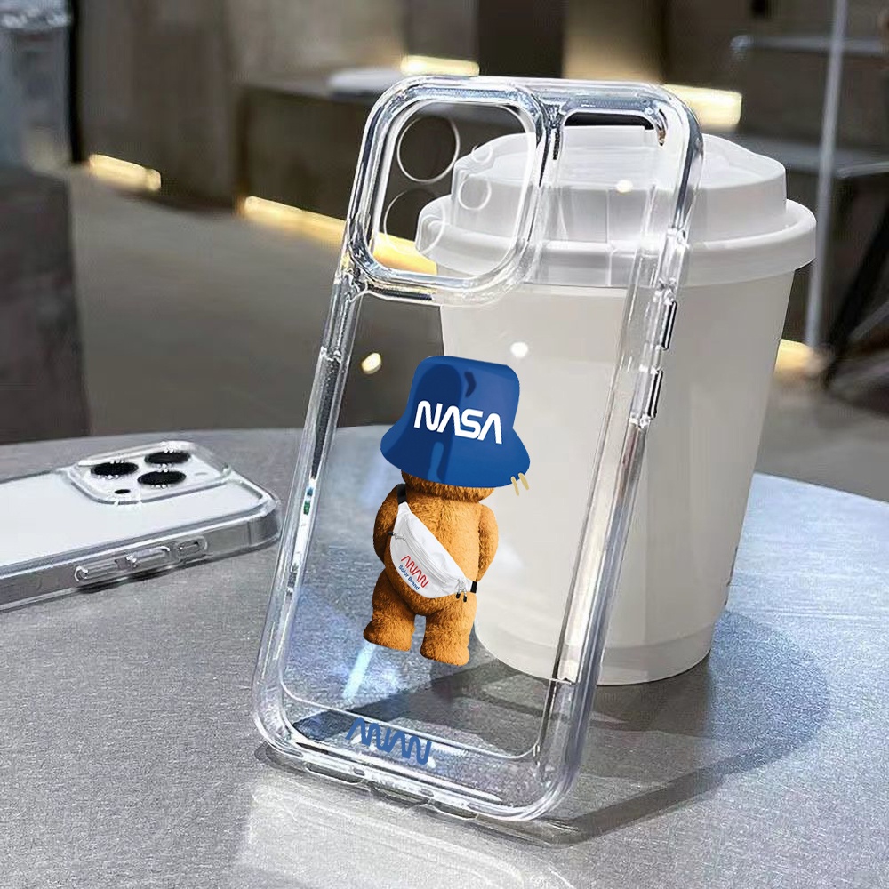 Case Bahan Akrilik TPU Transparan Tahan Banting Untuk iPhone 14 13 12 11 Pro Max XS Max XR X 14 8 7 Plus SE 2020 2022