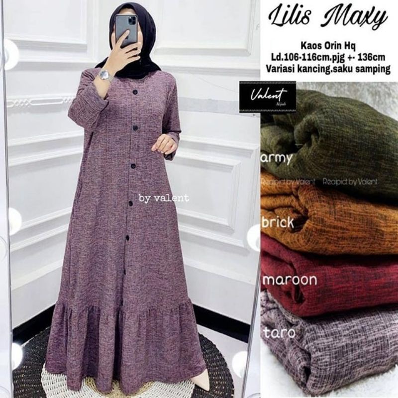 [BEST SELLER] Gamis Jumbo Kaos Murah/Lilis Maxy/Kaos Orin/Baju Terusan Premium/Gamis Ibu Muda/Rok Ba