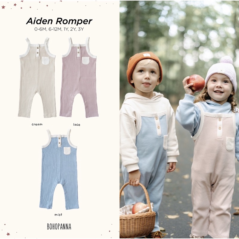 Bohopanna Aiden Romper 0-2thn / Romper Panjang Bayi