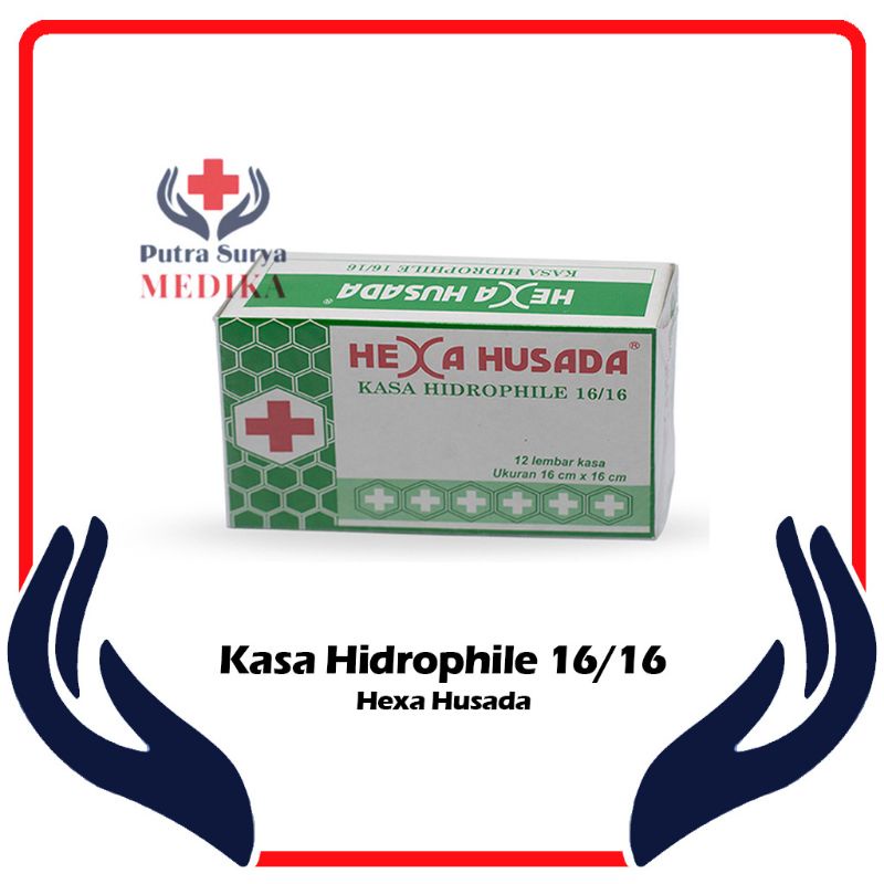 Kasa Hidrofil 16cm x 16cm Hexa Husada