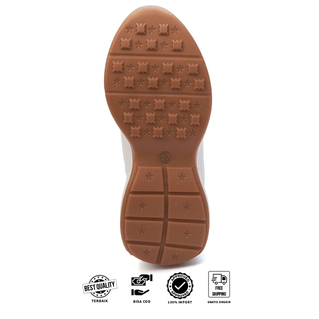 FREE KOTAK SEPATU!!! SALE!!! - SEPATU SNEAKERS WANITA FASHION KOREA IMPORT PREMIUM - a195