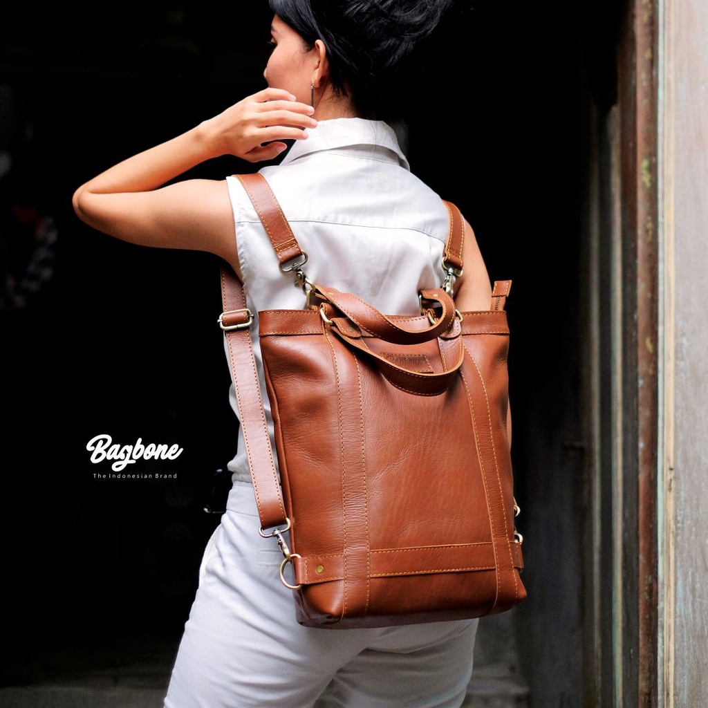 Bagbone Leather MARRY Backpack Kulit asli Full Grain untuk Wanita | Women Backpack kulit Full Grain 