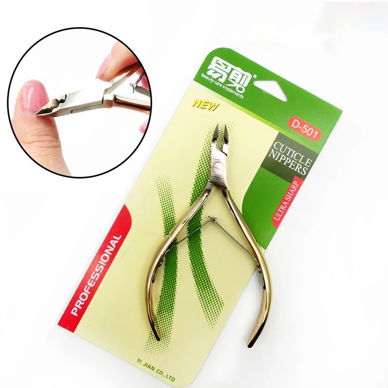 HIGH QUALITY Cuticle Nipper Stainless Steel Gunting Kuku Tajam Nail Tools
