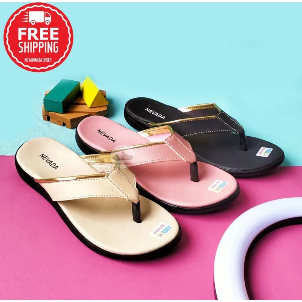 sandal jepit nevada sandal jepit wanita model kekinian sandal jepit nevada terbaru 2023