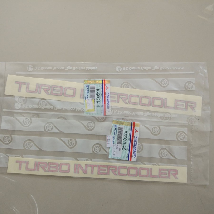 stiker turbointercooler canter