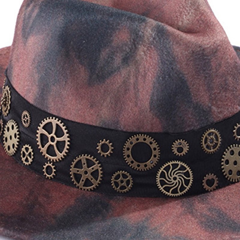 Topi Wanita Model Tepi Lebar Gaya Retro Untuk Kostum Cosplay