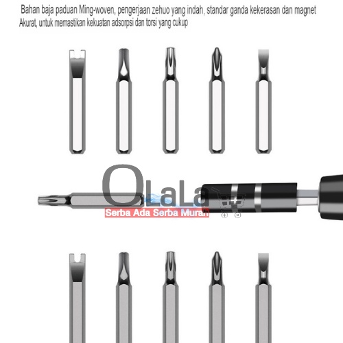 Kunci Obeng Set 115 in 1 Reparasi Smartphone Laptop Mini Precision tools service sim ejector JL-10115