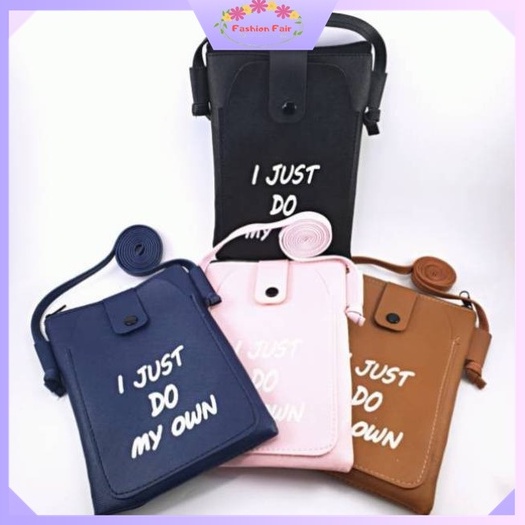 [LOKAL] Fashion Fair - I JUST DO MY OWN POCKET TAS HP MINI Dari Jakarta BISA COD MORYMONY