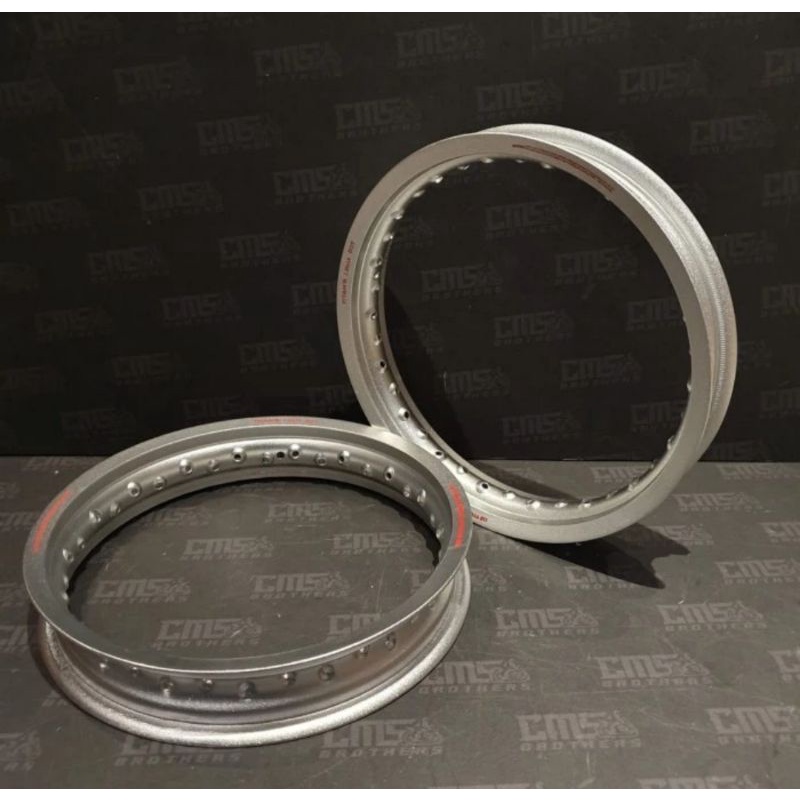 Velg veleg pelek lingkar aloy alloy titan titans 14 185 14 215 silver kulit jeruk