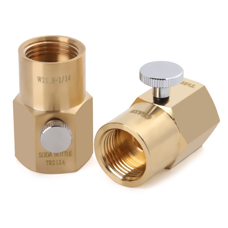 Zzz TR21-4 Ke CGA320 Adapter Refill Botol Injeksi Karbon Dioksida Mudah Digunakan