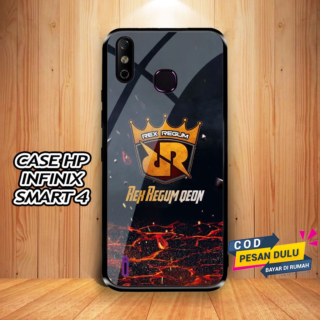 Case Infinix Smart 4 Casing Hard Case 2D Terbaru [ RRQ E-SPORT ] - Sarung hp Infinix - Case hp Infin
