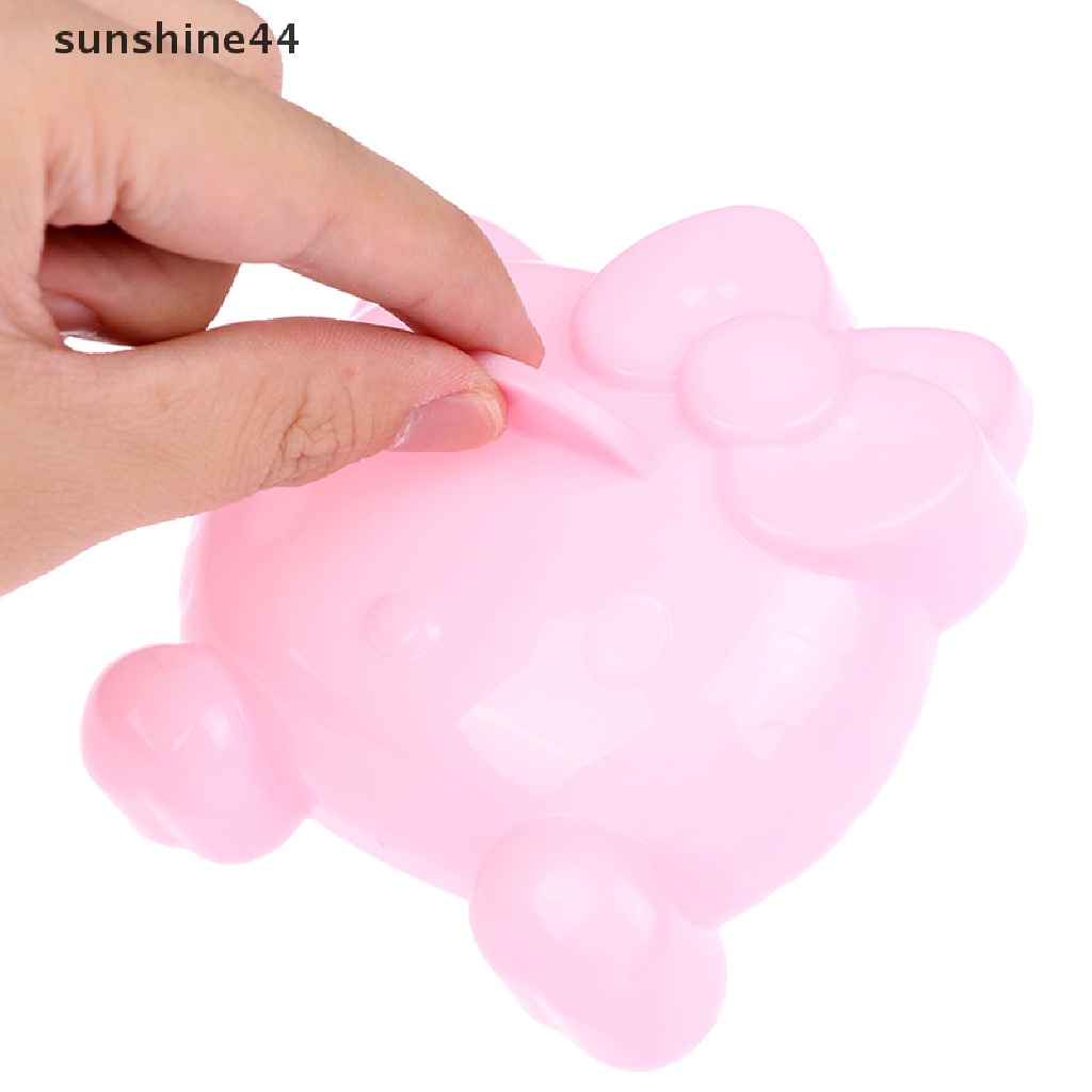 Sunshine 1Pc Cetakan Nasi / Sushi / Bento Bentuk Kucing 3D DIY