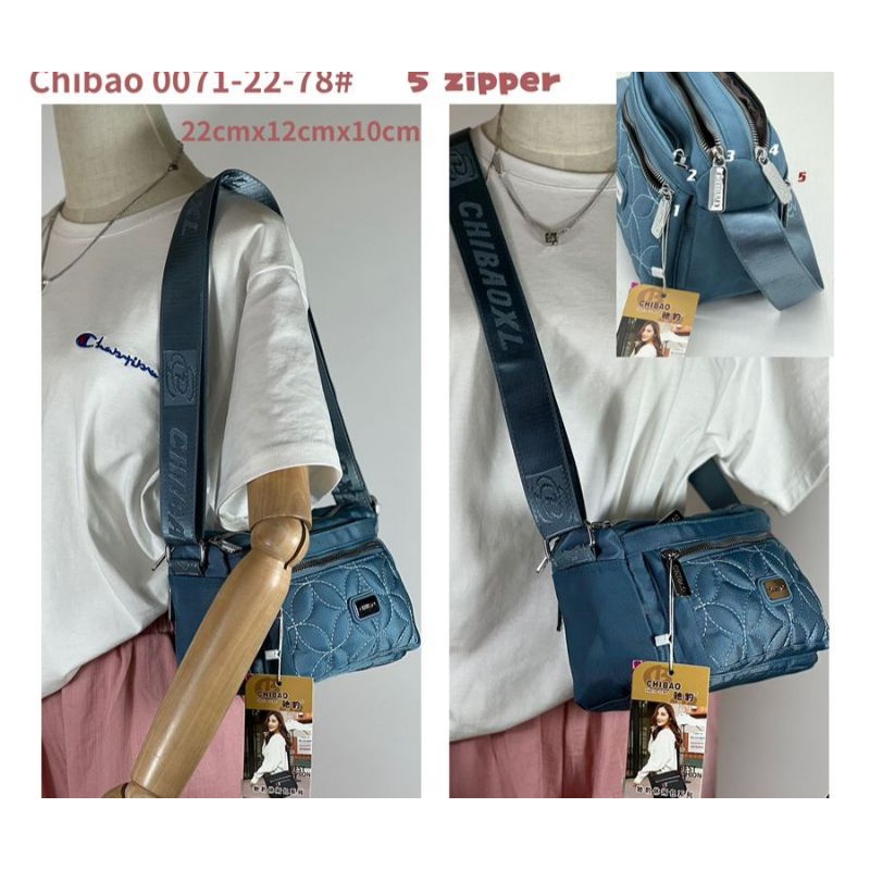 Tas Chibao selempang import china banyak ruang