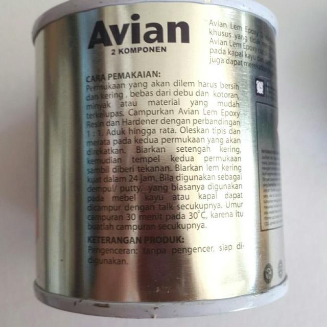 

Flash Sale Lem epoxy avian 2 komponen/AVIAN LEM EPOXY RESIN + HARDENER ~