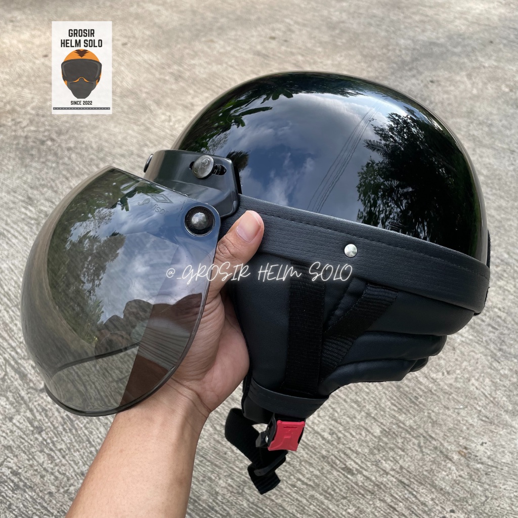 helm bogo chips retro chip polos dewasa SNI